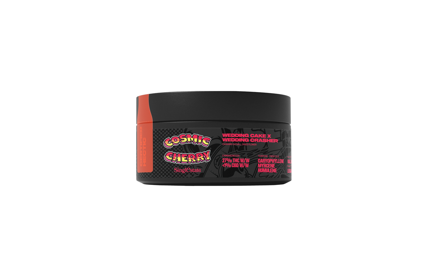 Single Estate Cosmic Cherry 27% THC 10g Jar (Rays Antidote)