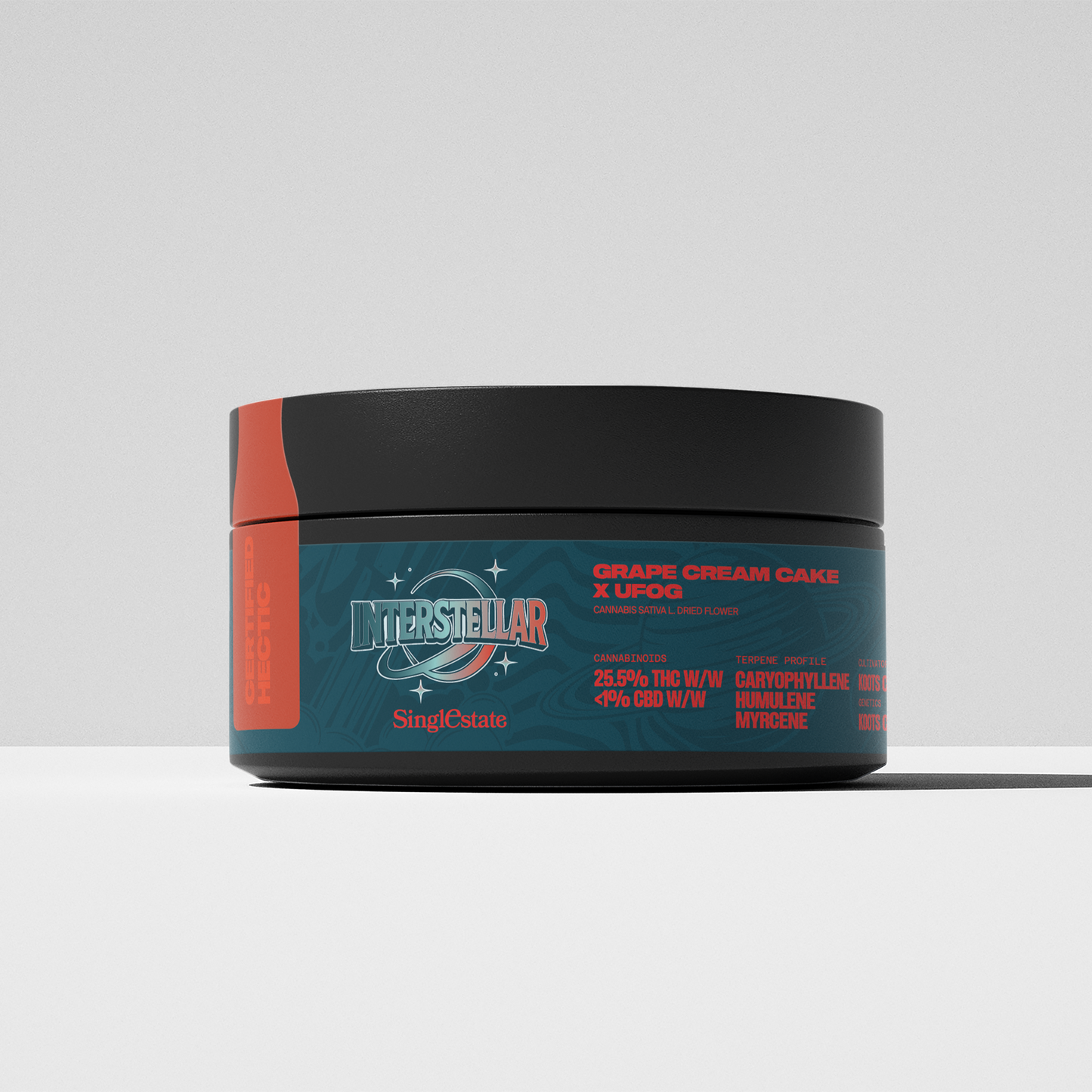 Single Estate INTERSTELLAR 25.5% THC 10g Jar (Rays Antidote)