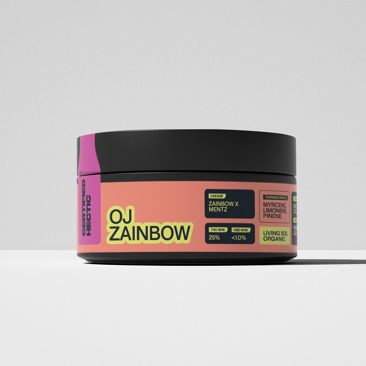 Extra Fancy Munchiestash OJ Zainbow THC 25%