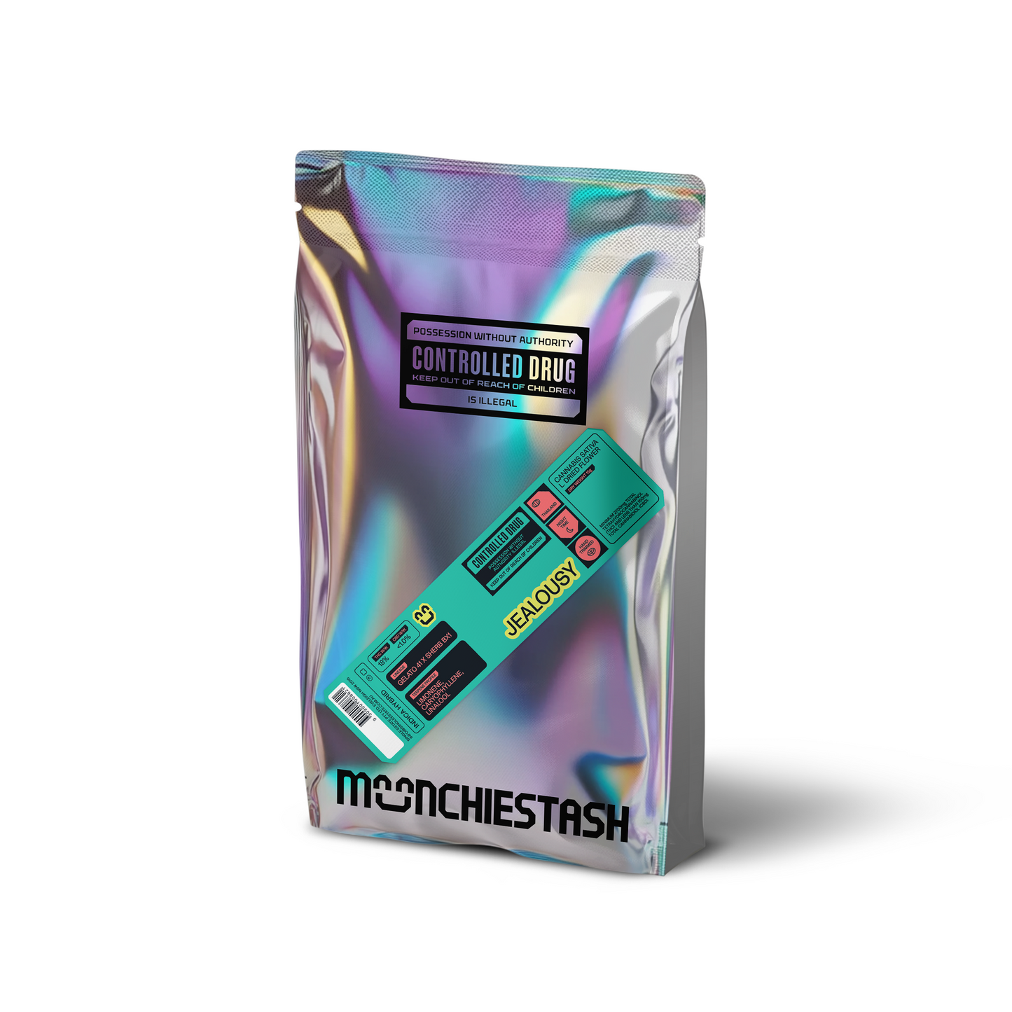 Munchiestash Jealousy THC 18% 15g Bag