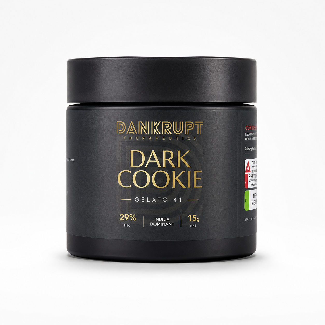 Dankrupt Dark Cookie 29% THC 15g Jar