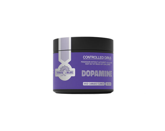 True Blue Dopamine THC 25% 10g Jar