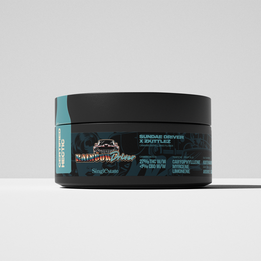 Single Estate - RAINBOW DRIVER 27% THC 10g Jar