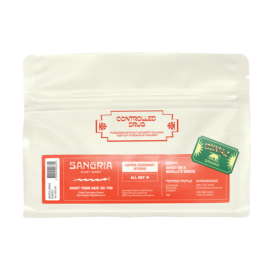 SANGRIA - Ghost Train Haze - Sativa 15g Mylar Bag