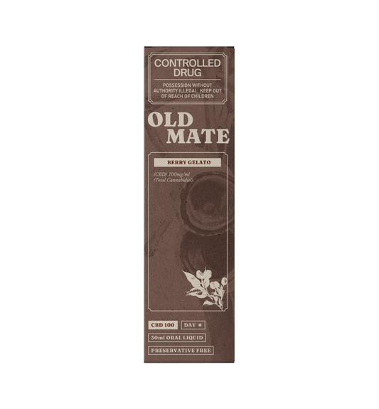 Old Mate CBD100 Berry Gelato 30 mL Oil