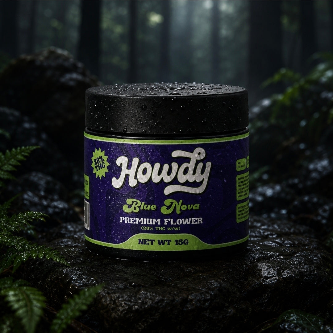 Howdy Blue Nova THC 28% 15g Jar