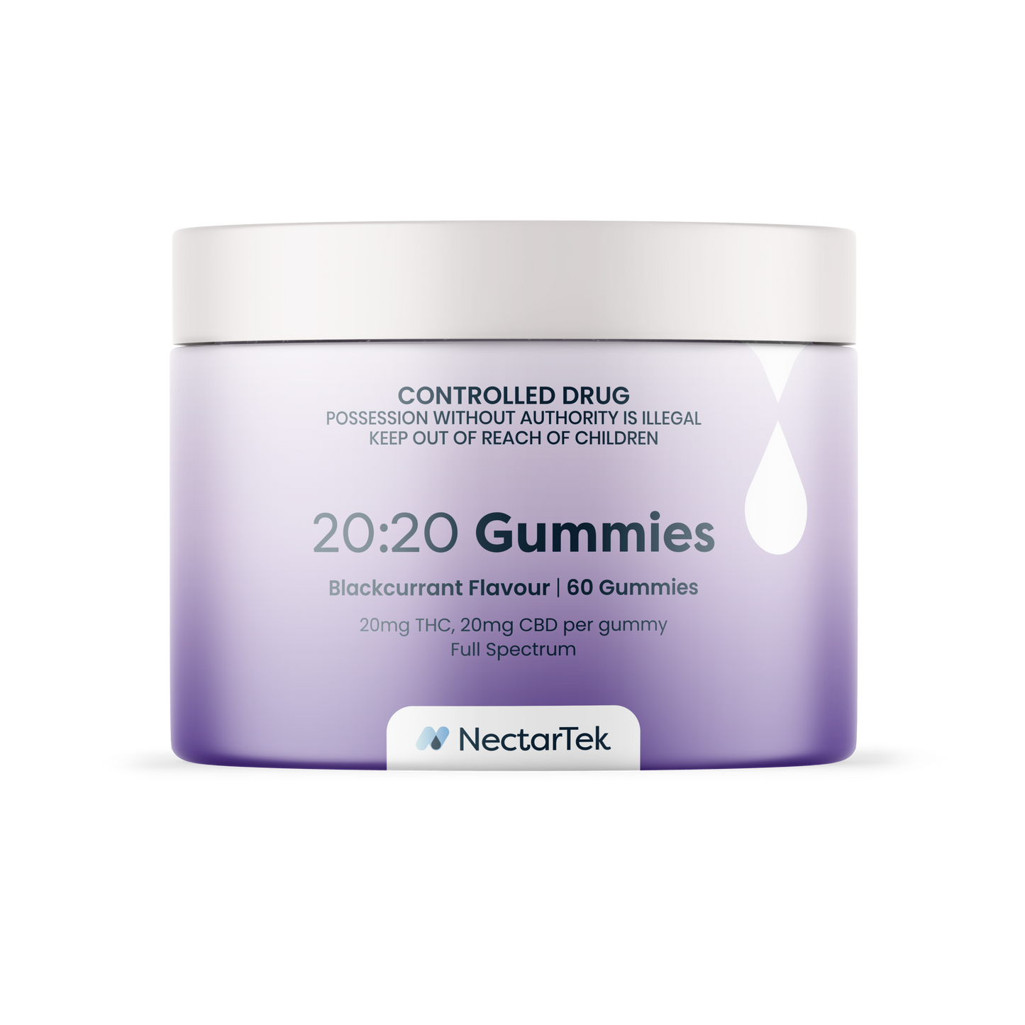 NectarTek Balance 20:20 Gummies Blackcurrant