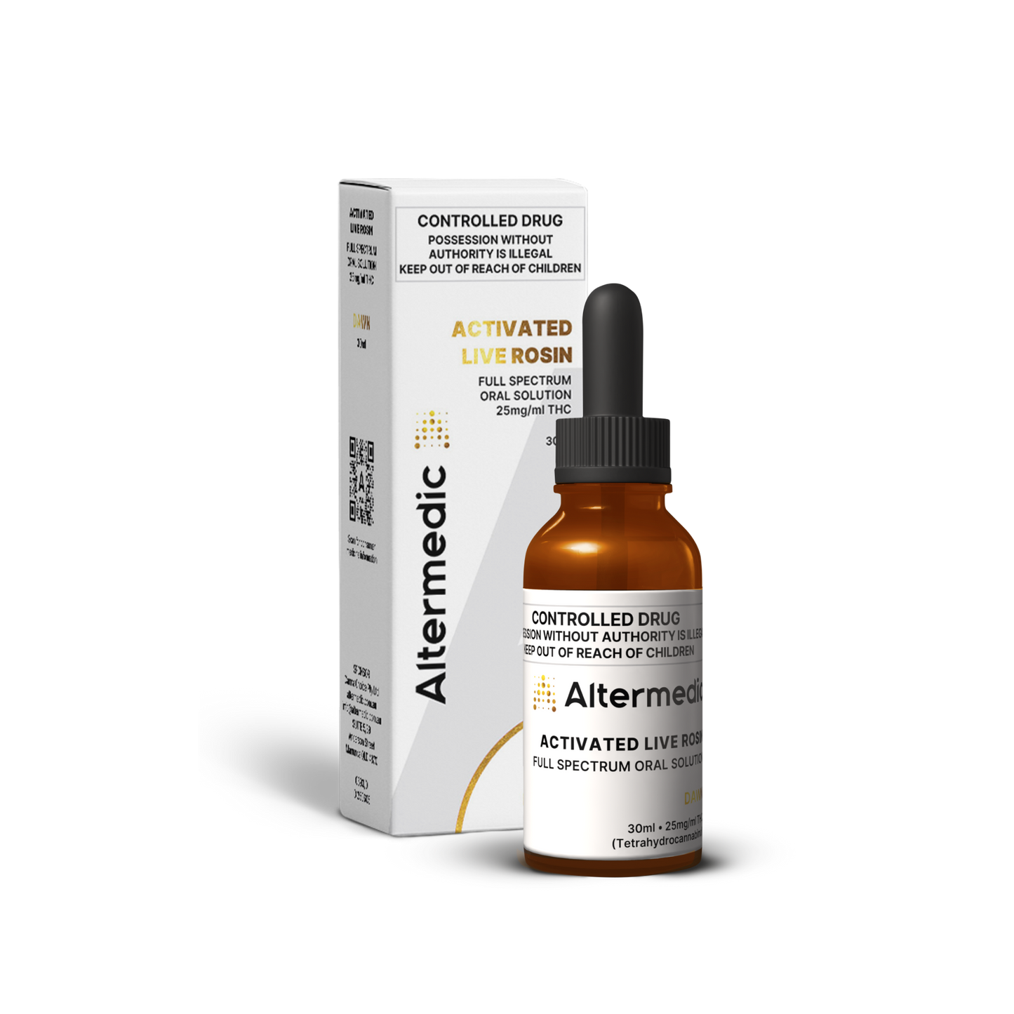 Altermedic DAWN Oil Activated Live Rosin Full Spectrum 30ml oil