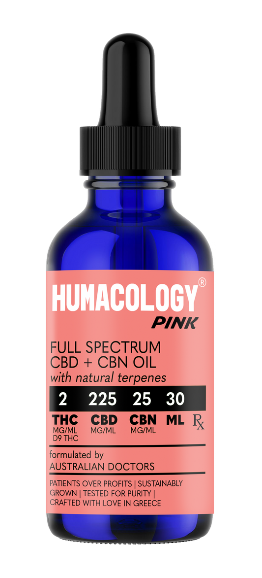 Humacology 2:225:25 Full Spectrum THC+CBD+CBN Oil "PINK" - 30mls
