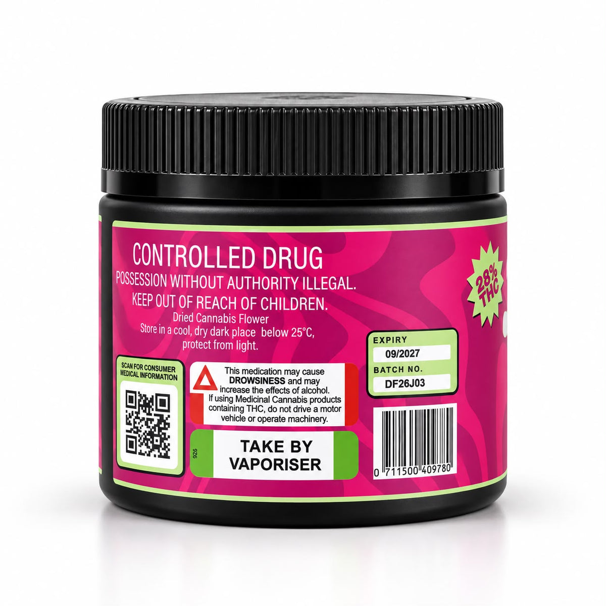 Howdy Sundae 41 28% THC Indica 15g Jar